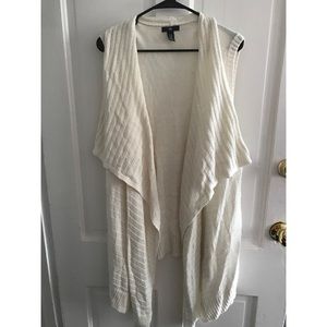 White sweater "vest"